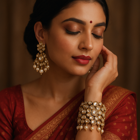 Step-by-Step: How to Clean Fashion Polki Jewelry Safely