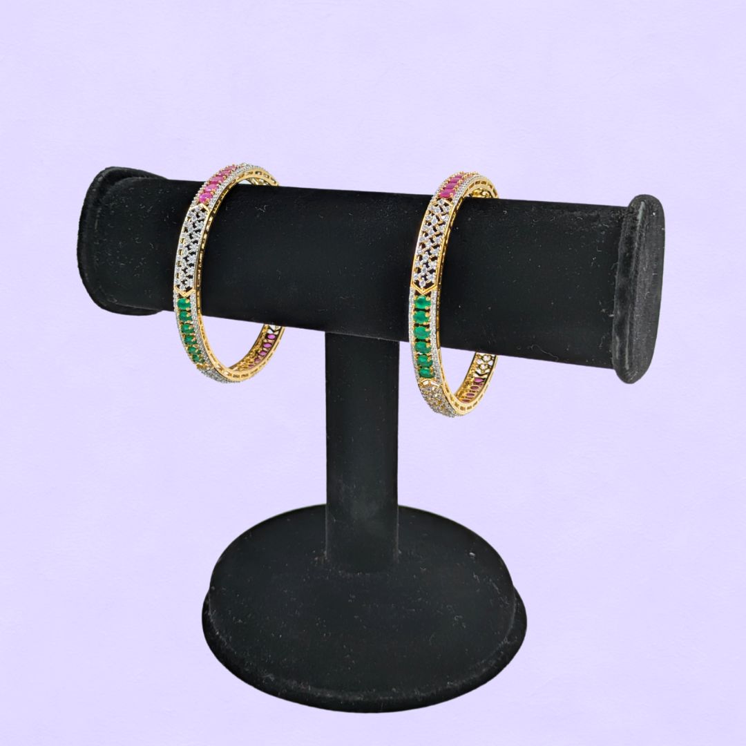 Celeste Luxe American Diamond Bangles