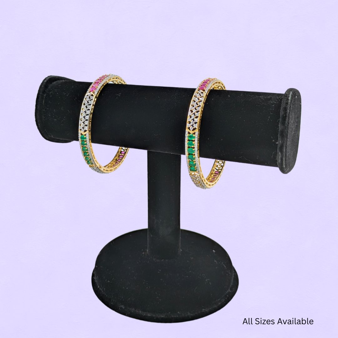 Celeste Luxe American Diamond Bangles