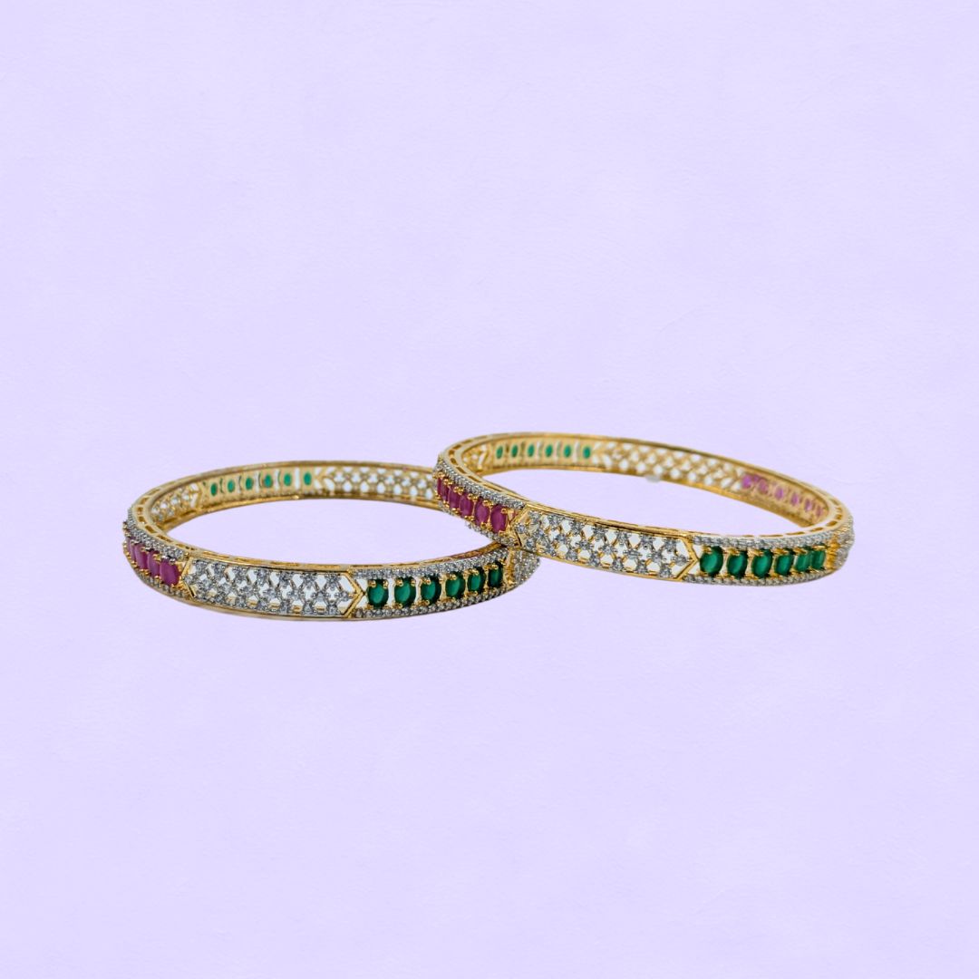 Celeste Luxe American Diamond Bangles