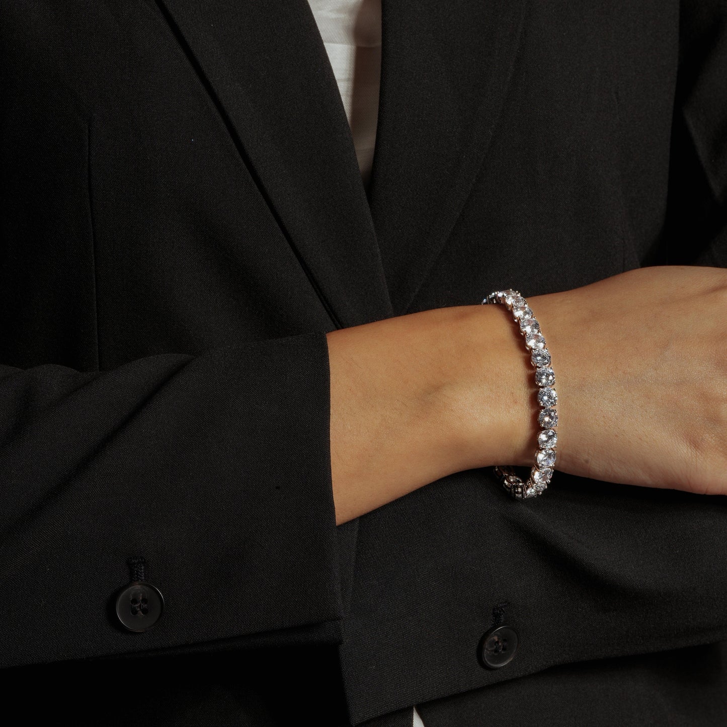 Elegant American Diamond Tennis Bracelet