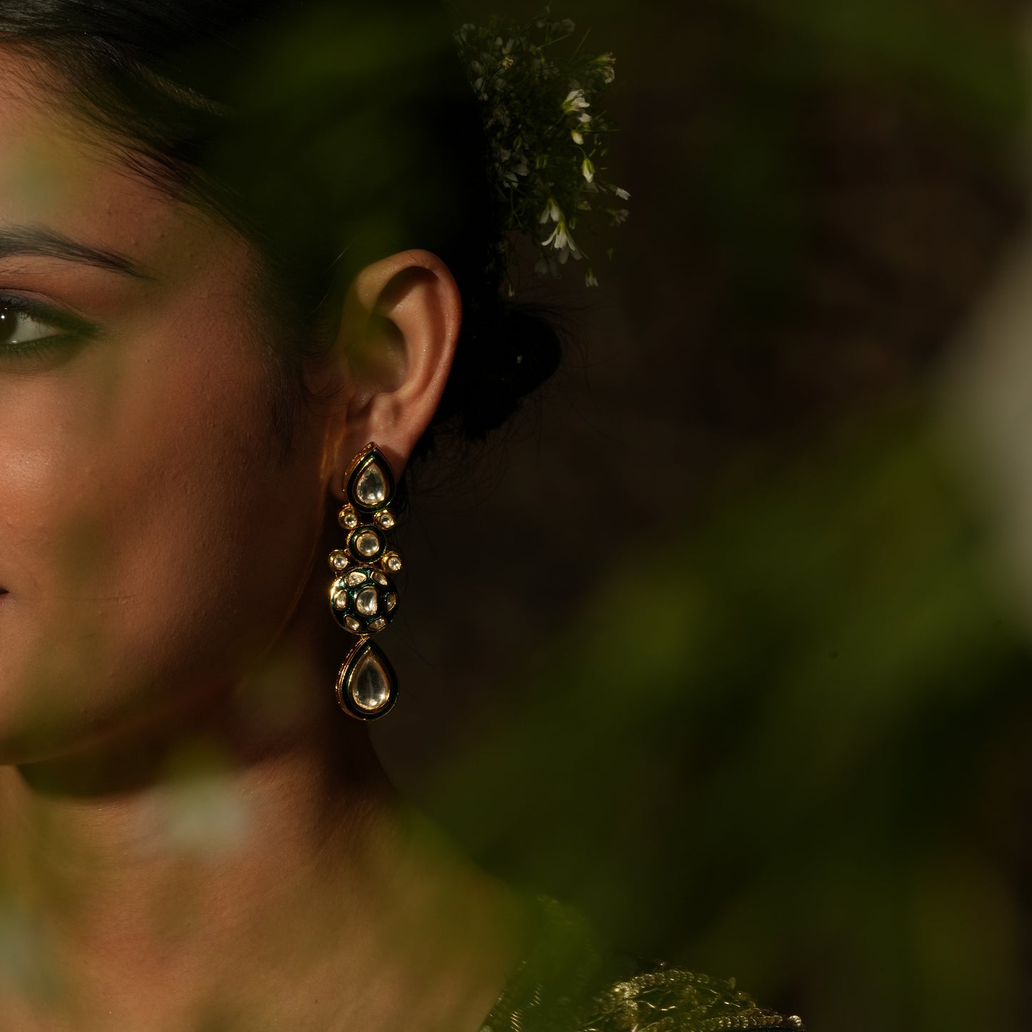 Timeless Kundan & Meenakari Drop Earrings
