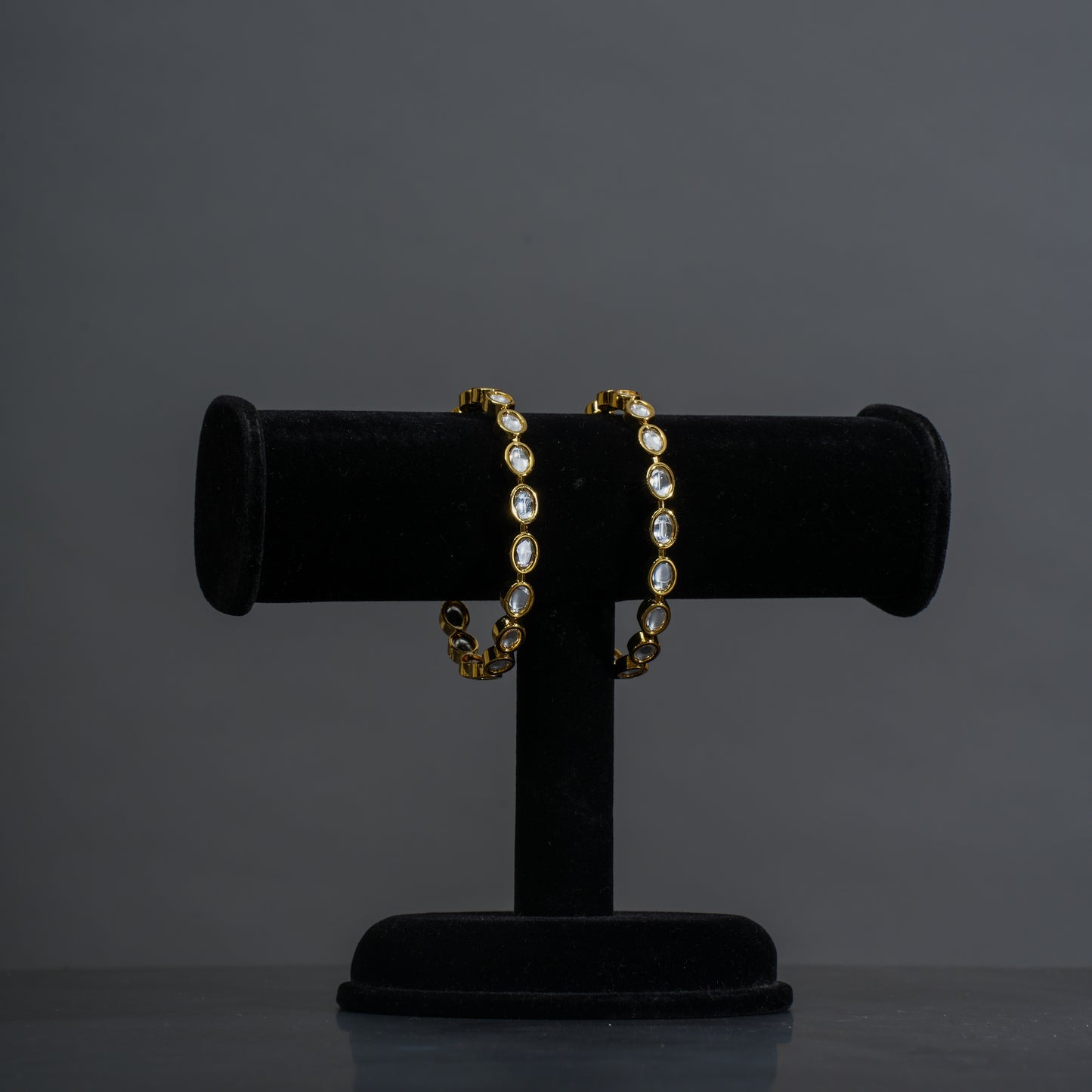 Timeless Kundan Gold-Polish Bangles