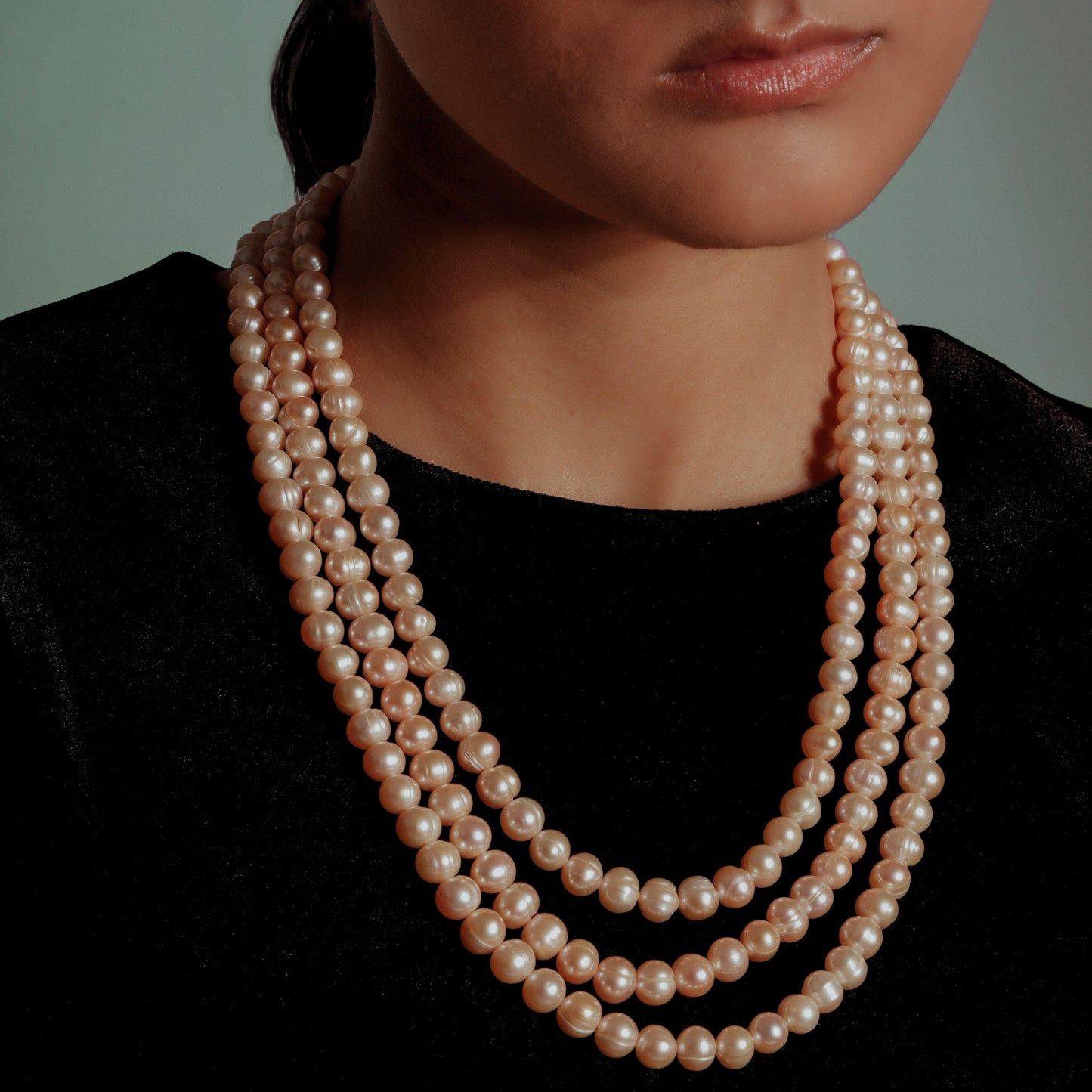 Elegant Multi-Strand Pearl Necklace