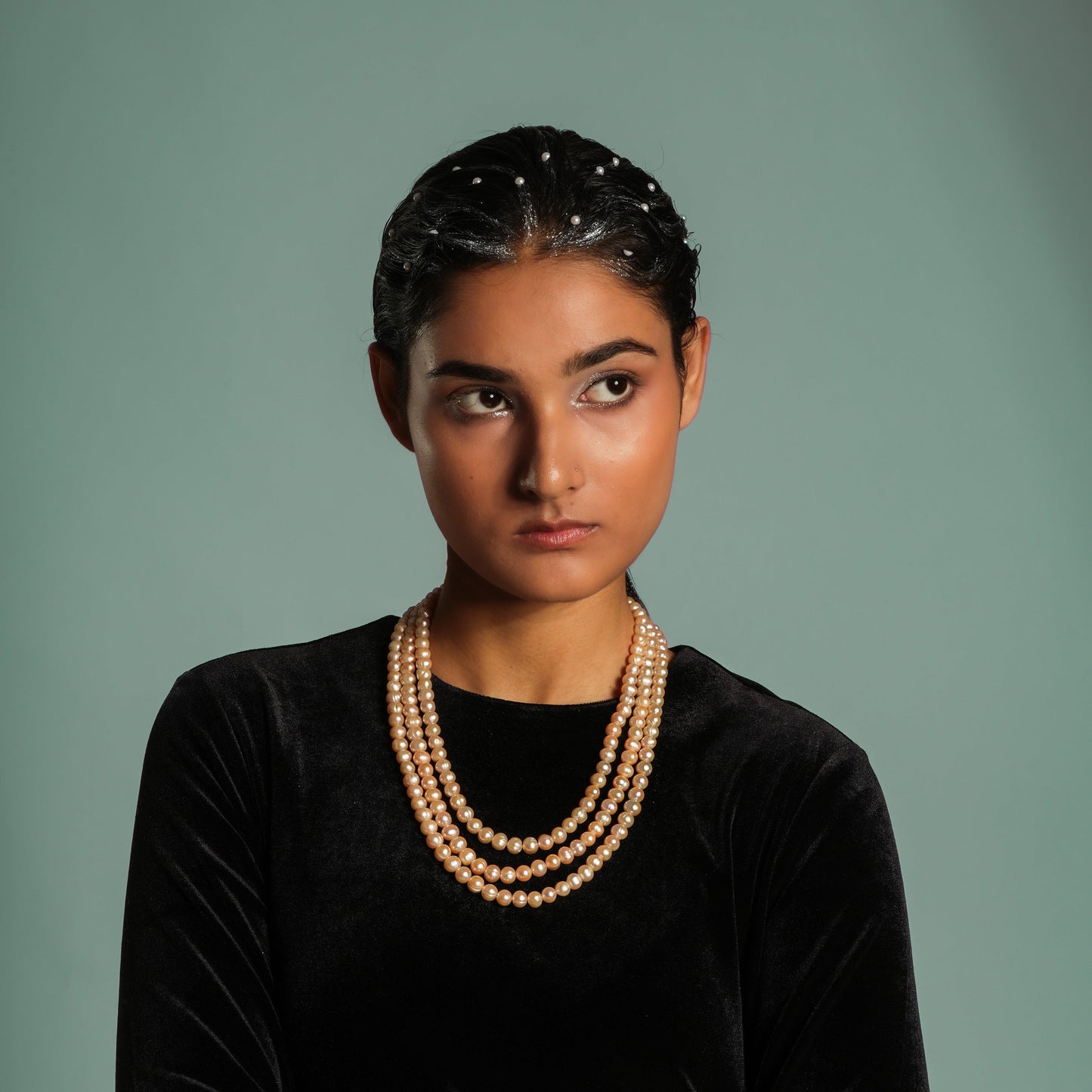 Elegant Multi-Strand Pearl Necklace