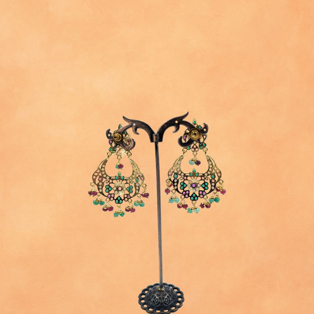 Devanshi Bloom Jadau Earrings