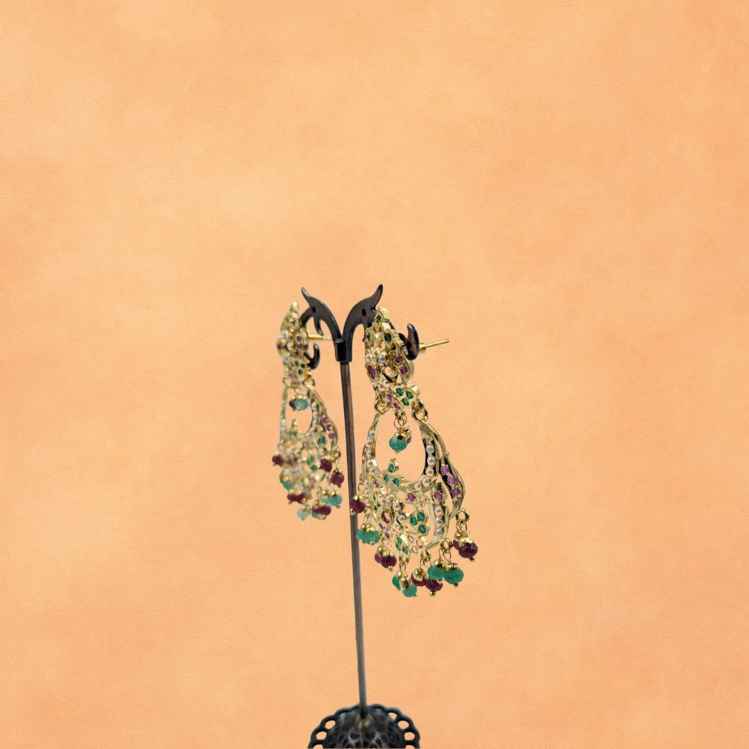 Devanshi Bloom Jadau Earrings