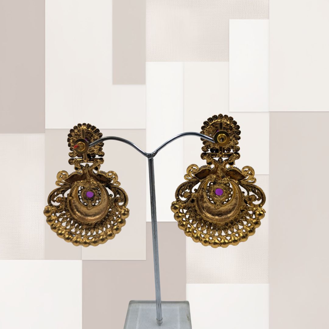 Devi Elegance Temple Earrings
