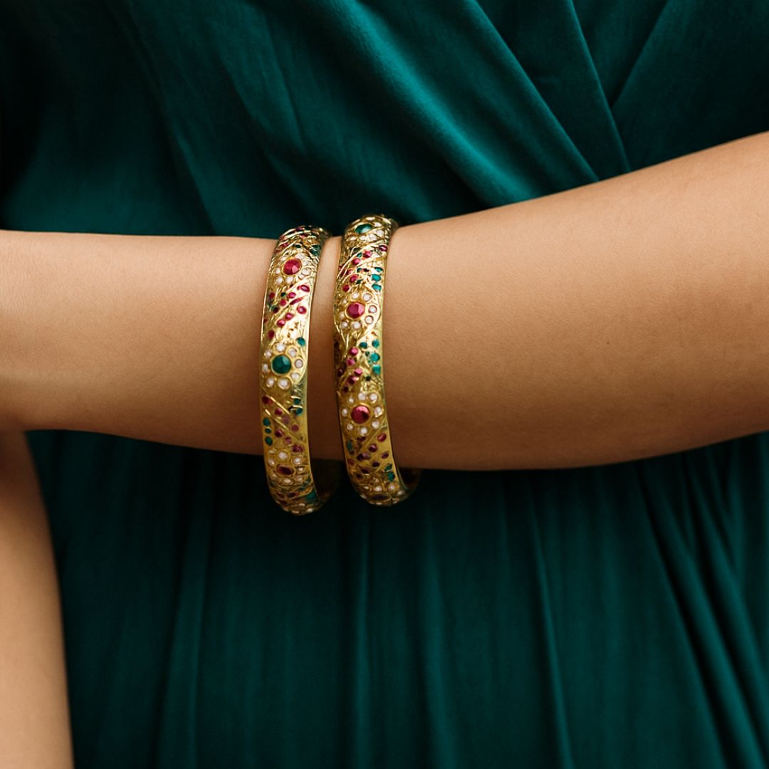 Eternal Grace Jadau Bangles