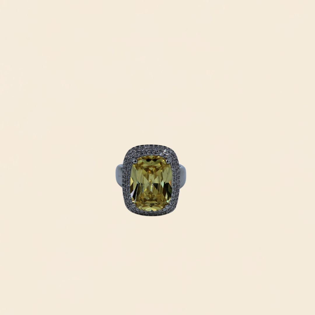Golden Glimmer Adjustable Ring