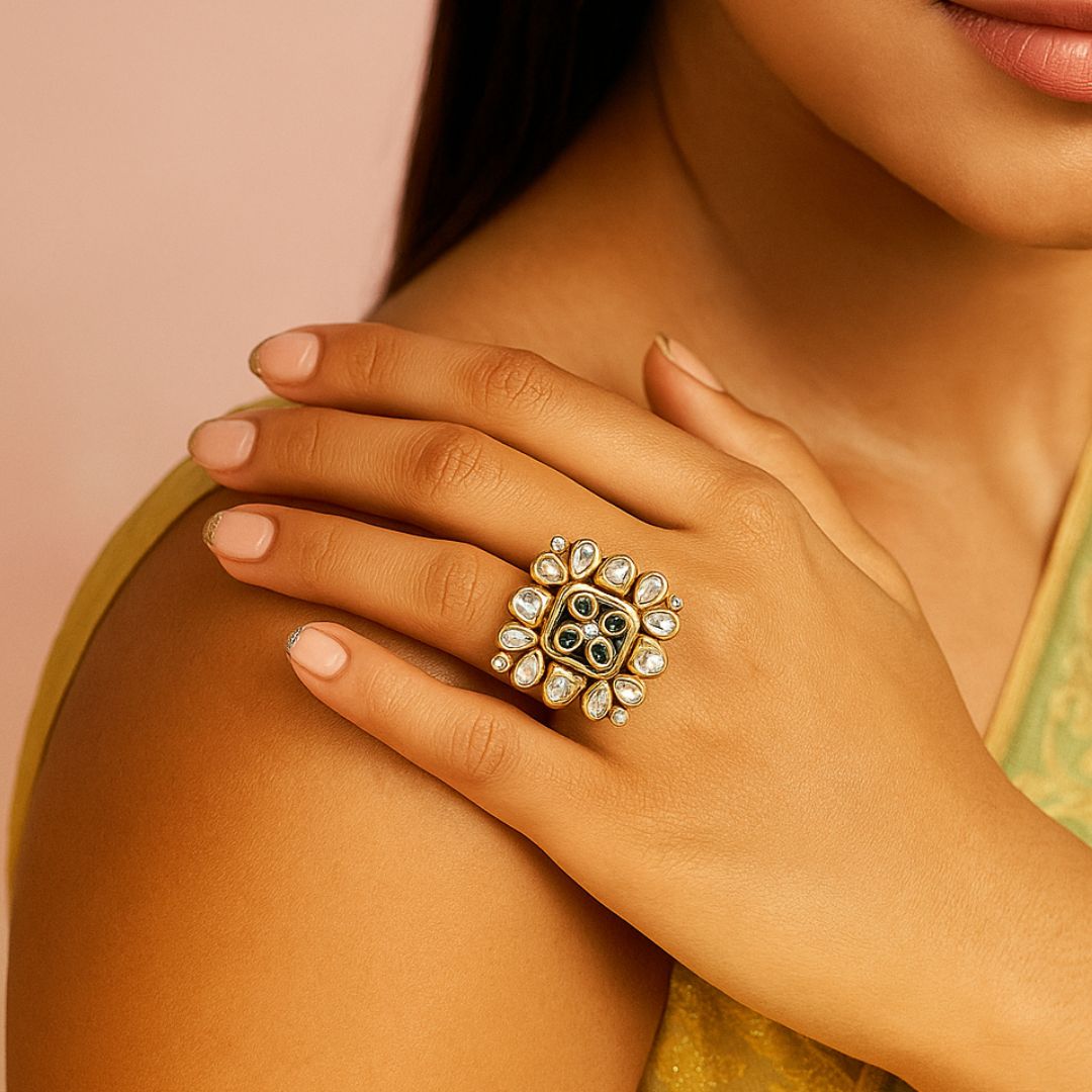 Rajkumari Kundan Ring