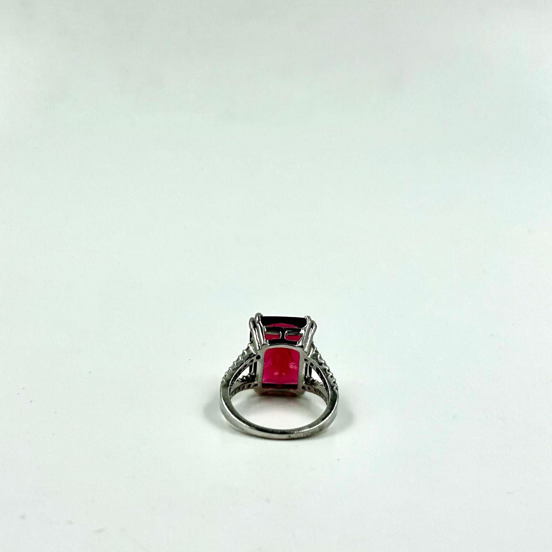 Rosé Radiance American Diamond Ring