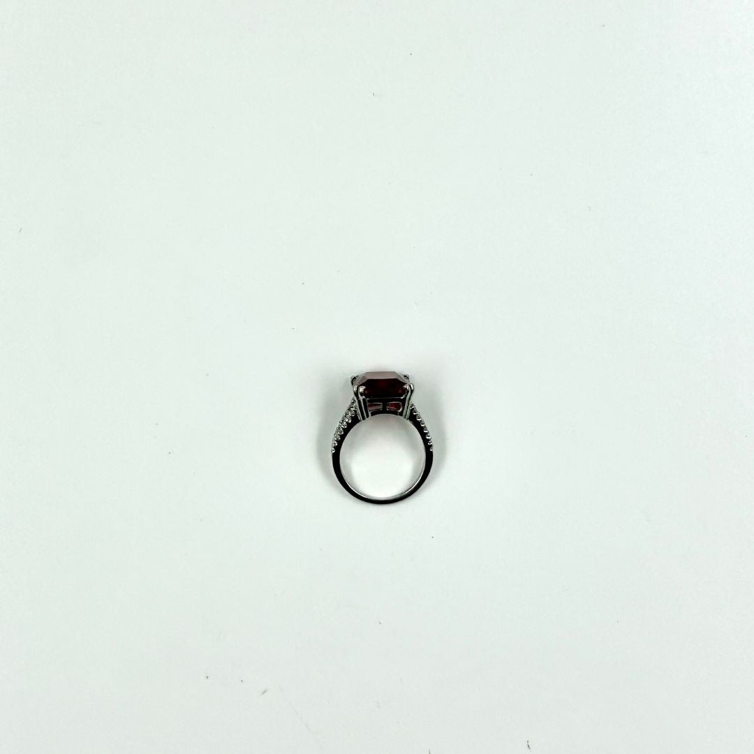 Rosé Radiance American Diamond Ring