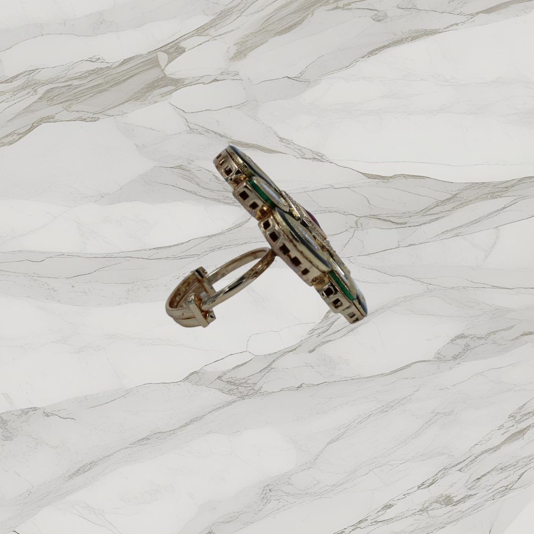 Royal Radiance Kundan Ring