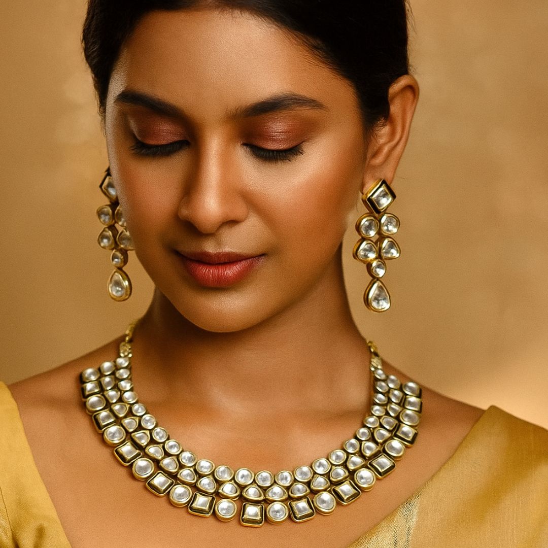 Royal Radiance Kundan Necklace Set