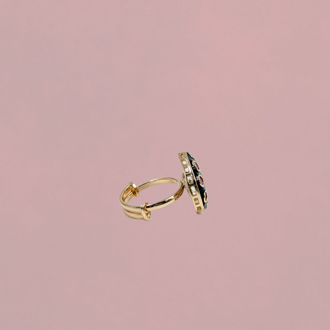 Ruhani Kundan Ring