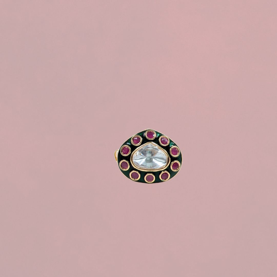 Ruhani Kundan Ring