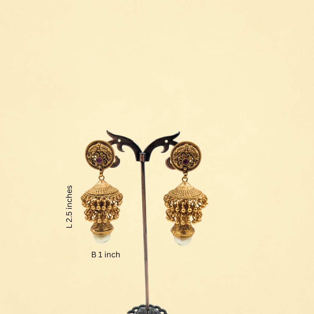 Sharvani Temple Jhumkas