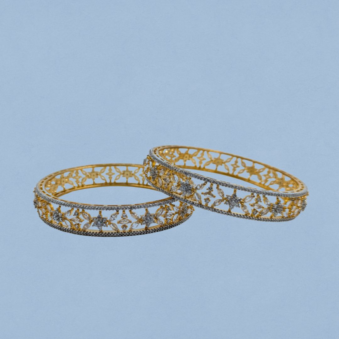 Tara Filigree Glow AD Bangles