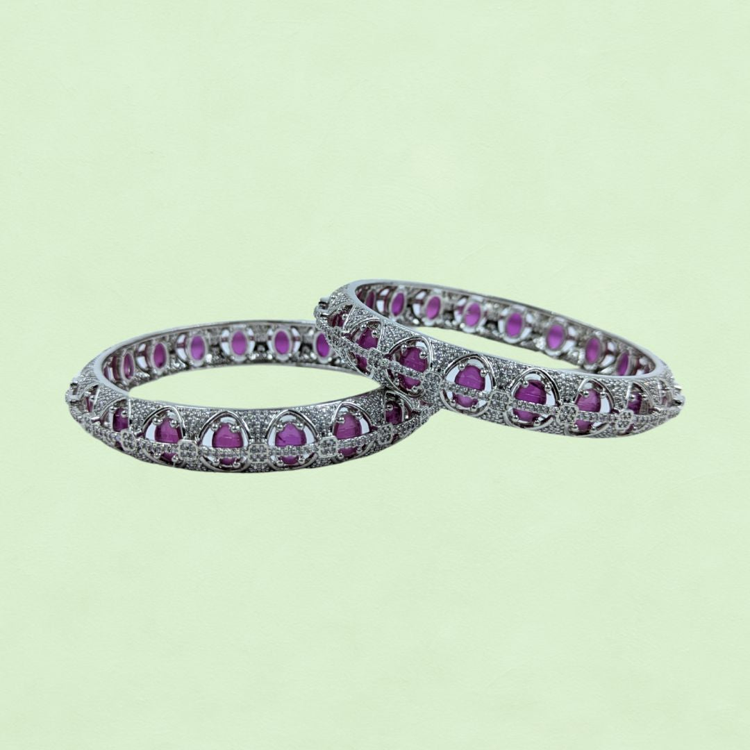 Ziva Orchid Shine AD Bangles