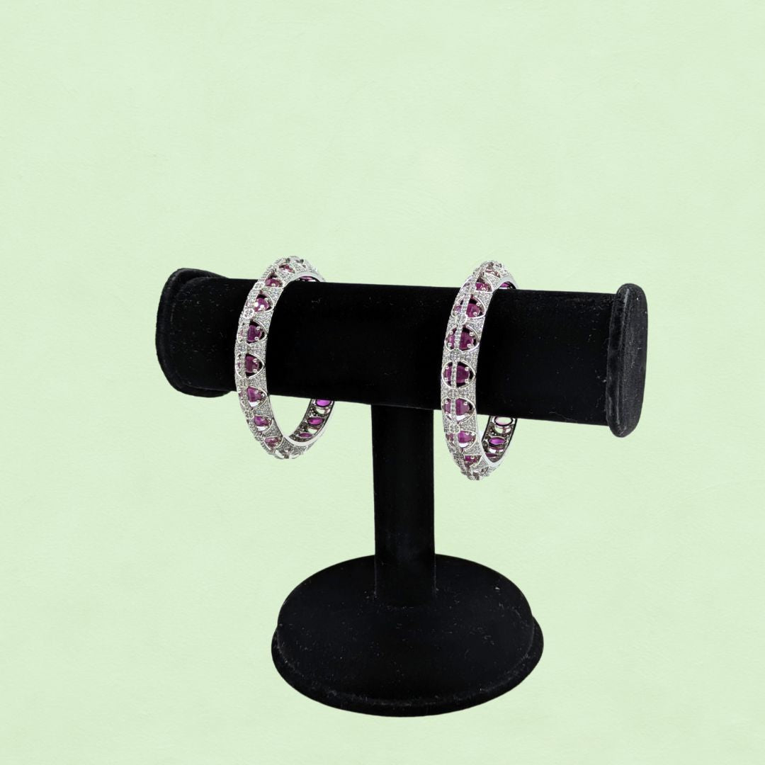 Ziva Orchid Shine AD Bangles