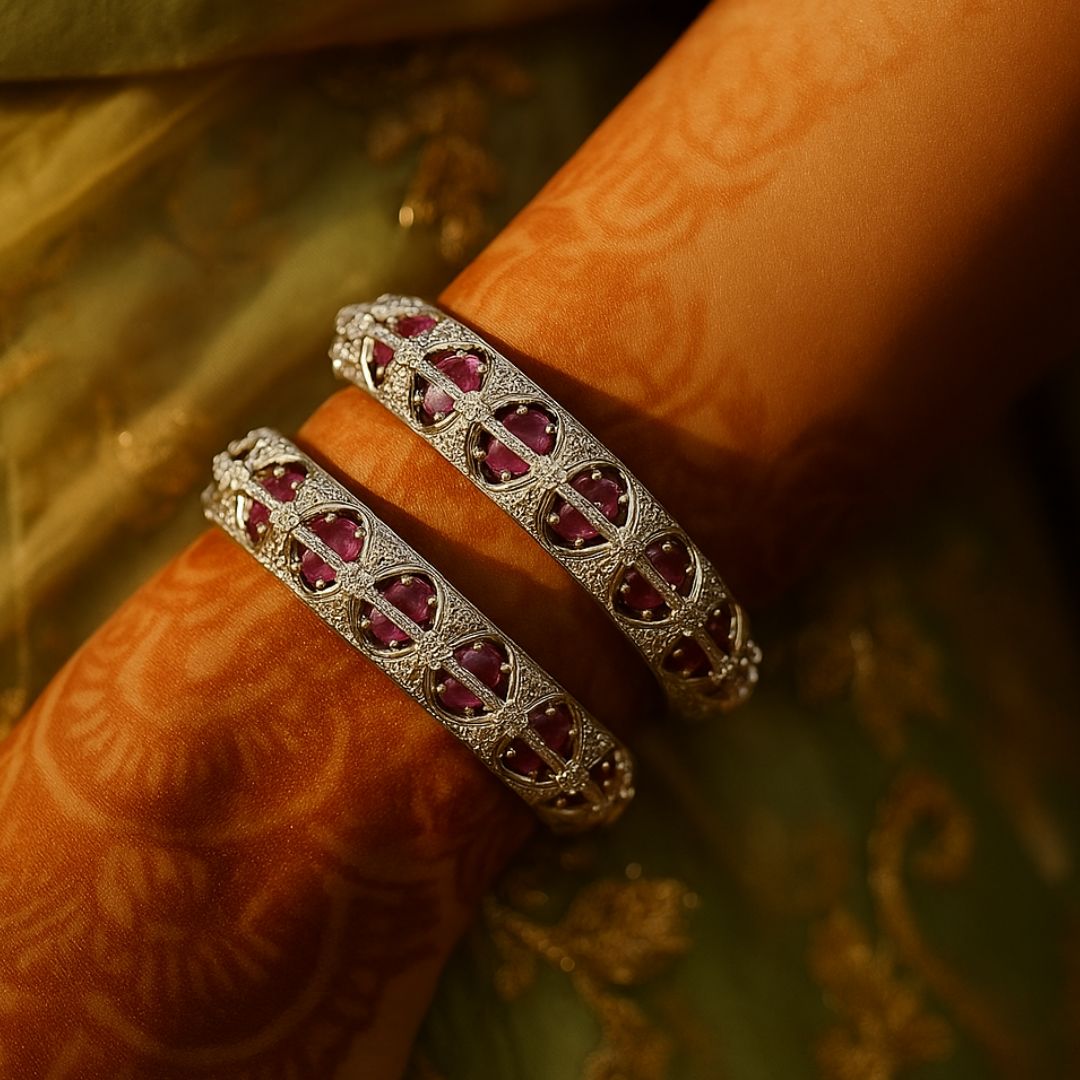 Ziva Orchid Shine AD Bangles