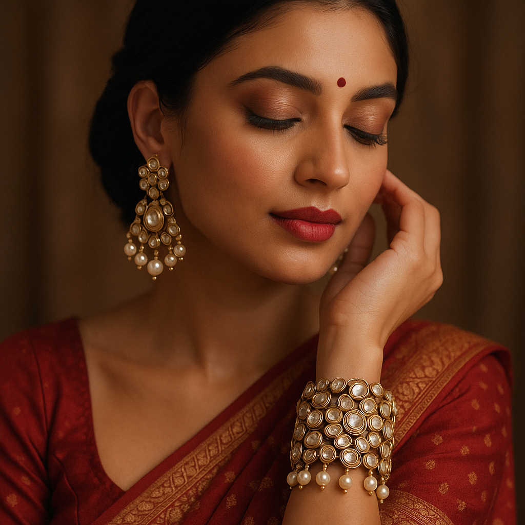 Step-by-Step: How to Clean Fashion Polki Jewelry Safely
