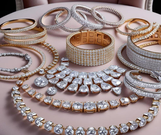 Discover the Sparkle: American Diamond Bracelets at Beget Fashion Jewelry