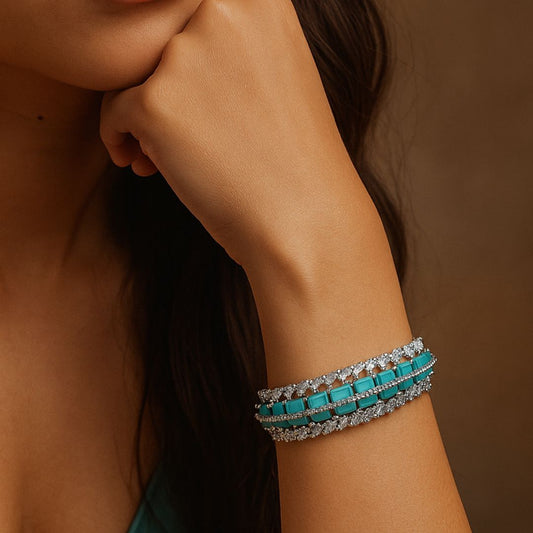 Aqua Luxe American Diamond Bracelet