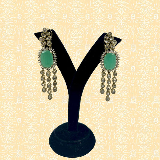 Celeste Cascade American Diamond Earrings
