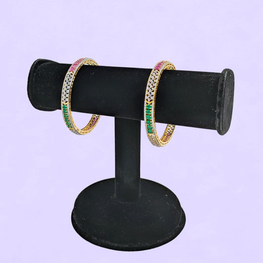 Celeste Luxe American Diamond Bangles