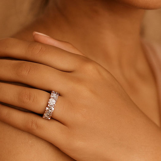 Celeste Glow American Diamond Band