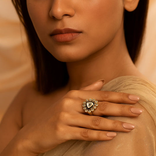 Chandrika Kundan Ring