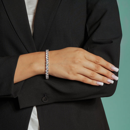 Elegant American Diamond Tennis Bracelet