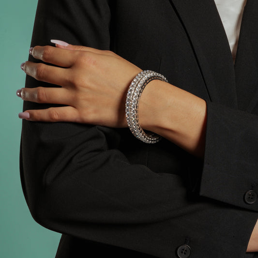 Elegant American Diamond Bangles – A Timeless Statement