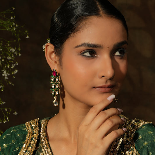 Royal Kundan Earrings – A Perfect Blend of Tradition & Elegance