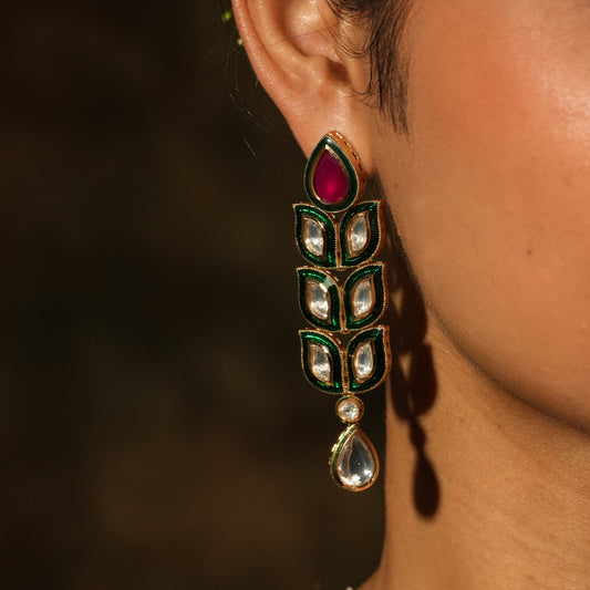 Royal Kundan Earrings – A Perfect Blend of Tradition & Elegance