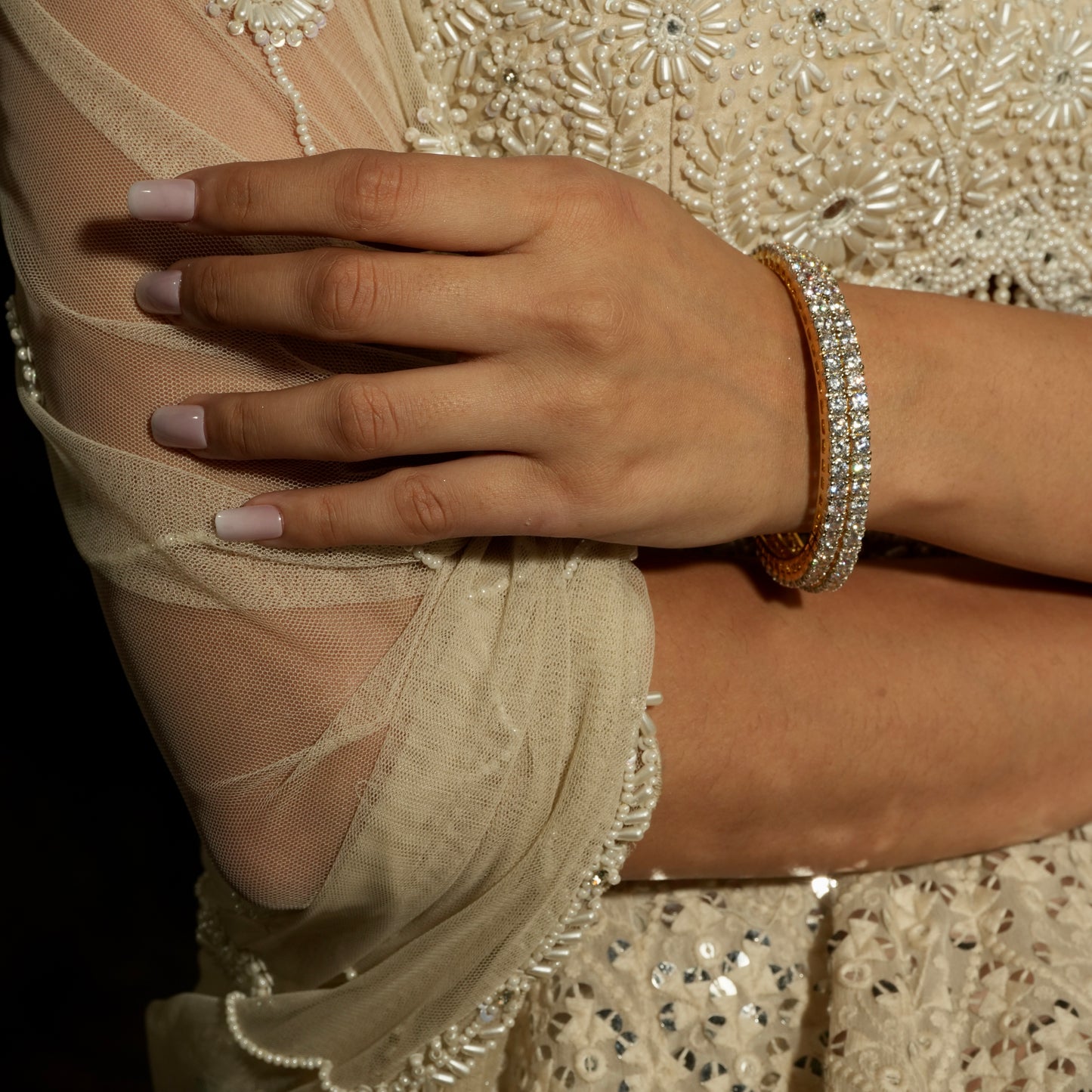 Dazzling American Diamond Bangles – A Statement of Elegance