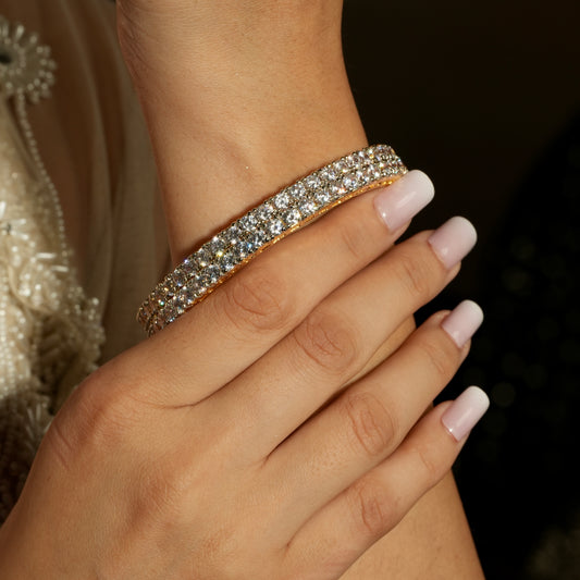 Dazzling American Diamond Bangles – A Statement of Elegance