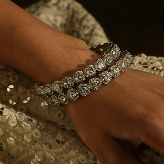 Luxury American Diamond Bangles – A Sparkling Statement
