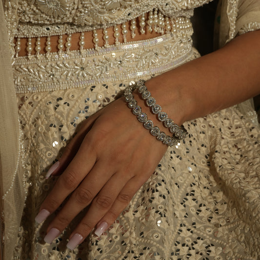 Luxury American Diamond Bangles – A Sparkling Statement