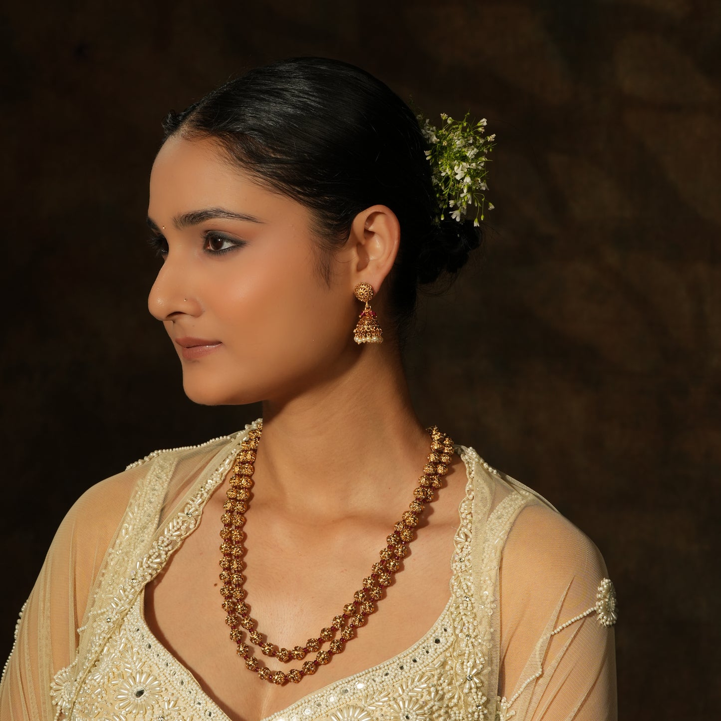 Regal Gold Necklace Set