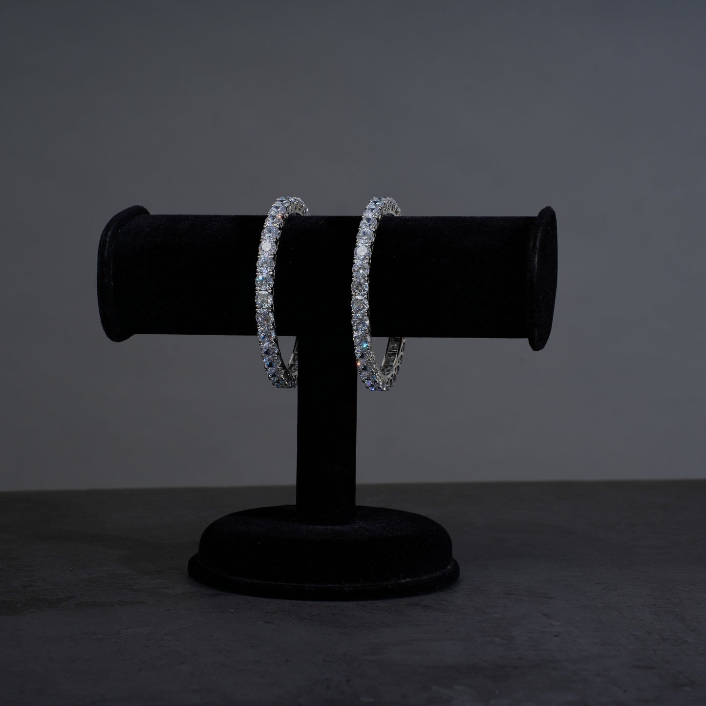 Dazzling Solitaire American Diamond Bangles