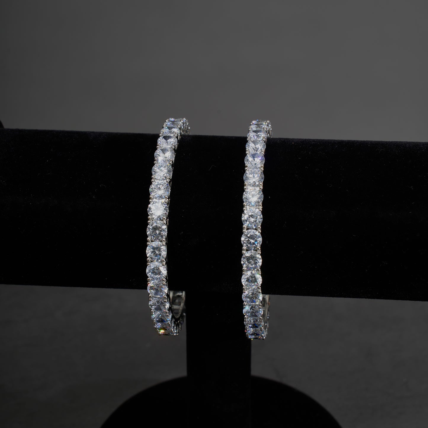 Dazzling Solitaire American Diamond Bangles