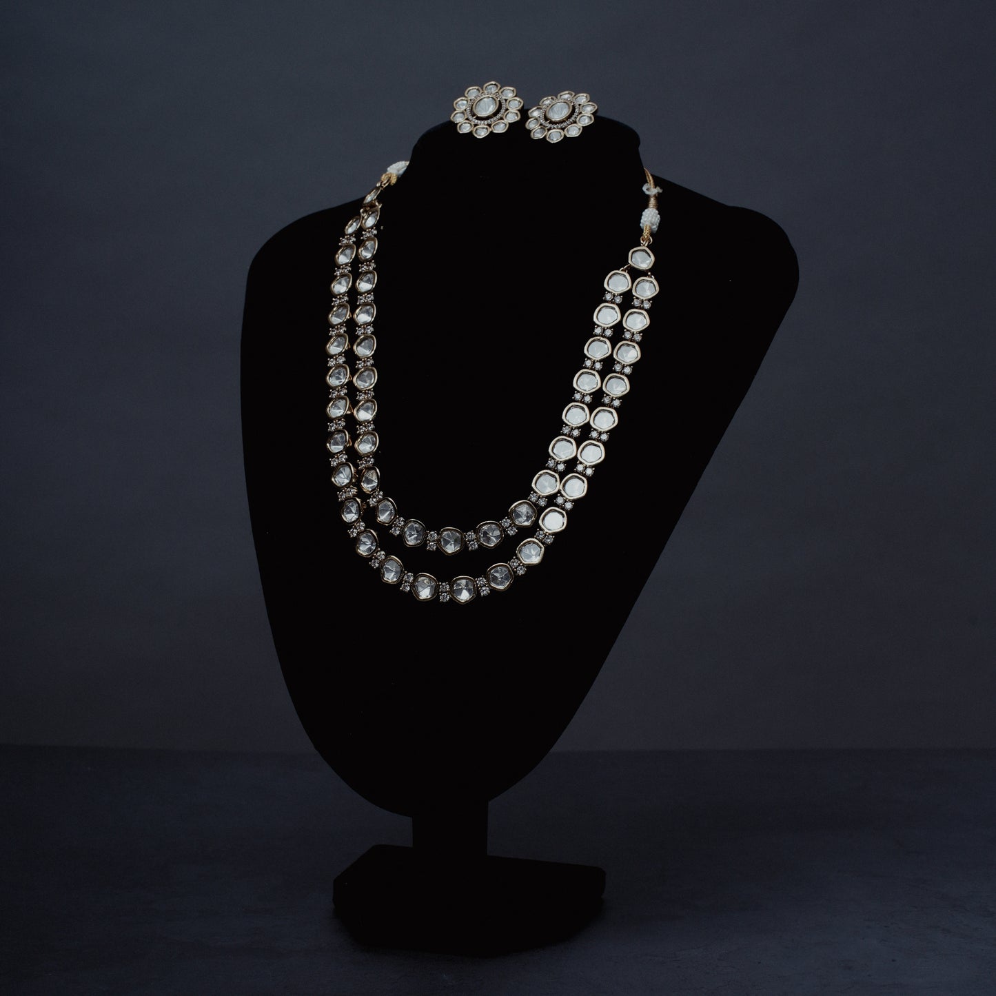 Modern Royalty: Contemporary Kundan Necklace Set