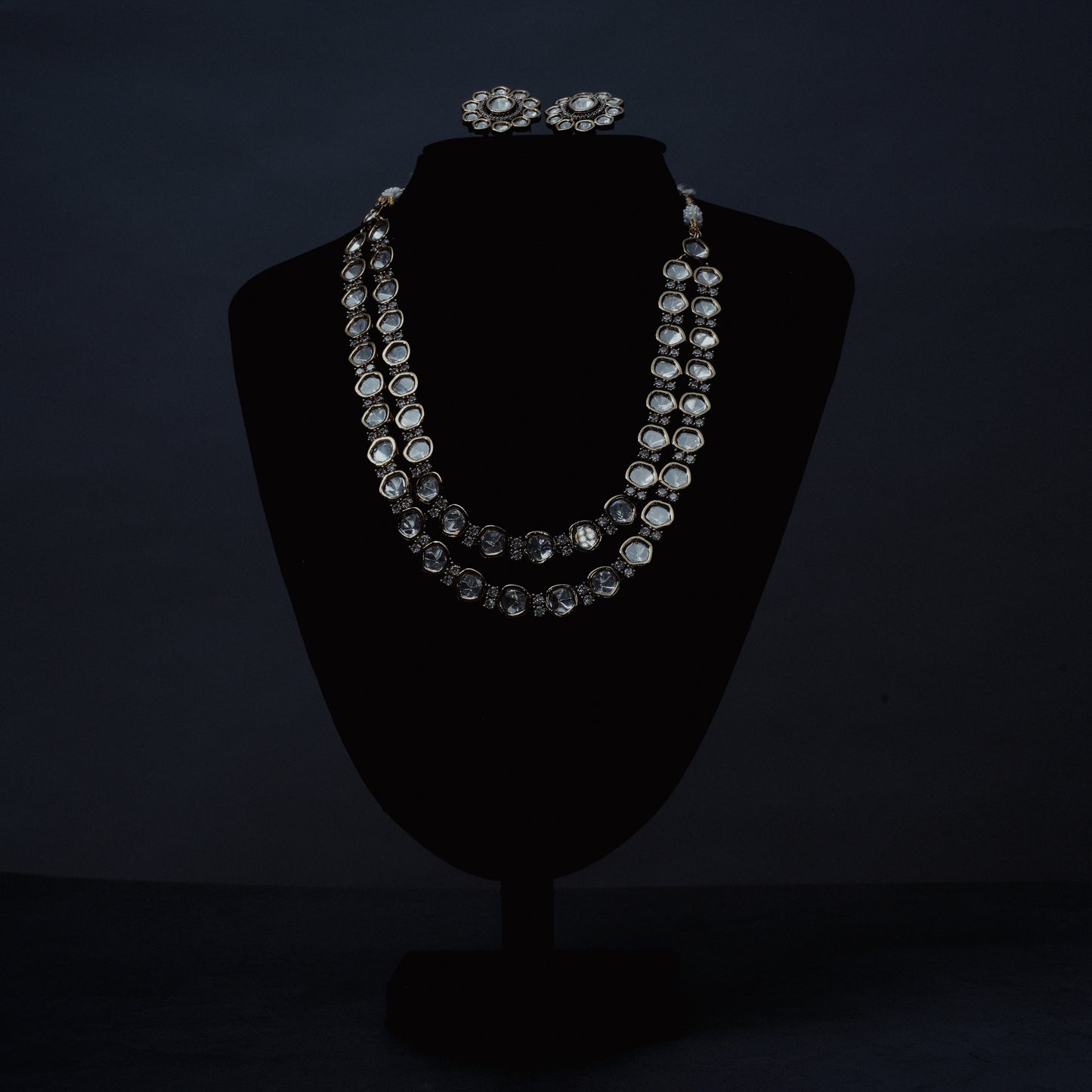 Modern Royalty: Contemporary Kundan Necklace Set