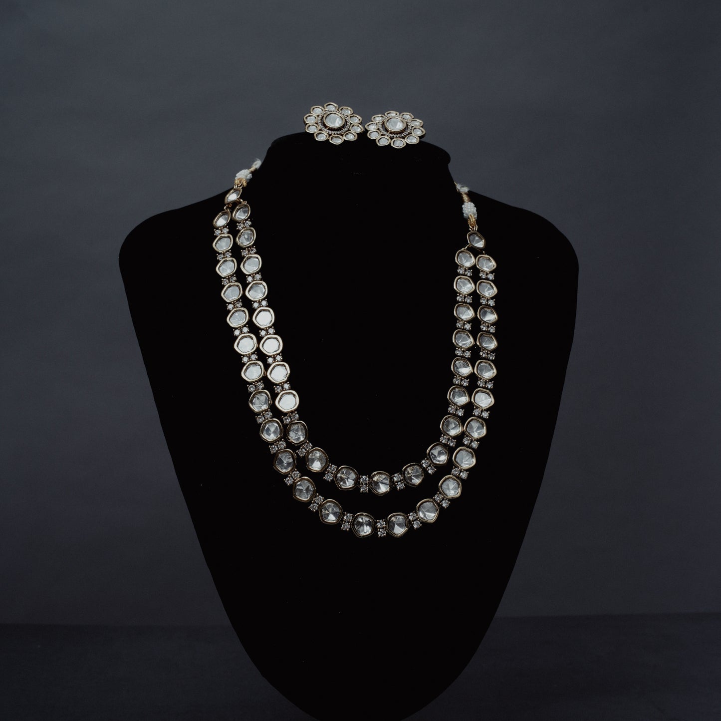 Modern Royalty: Contemporary Kundan Necklace Set