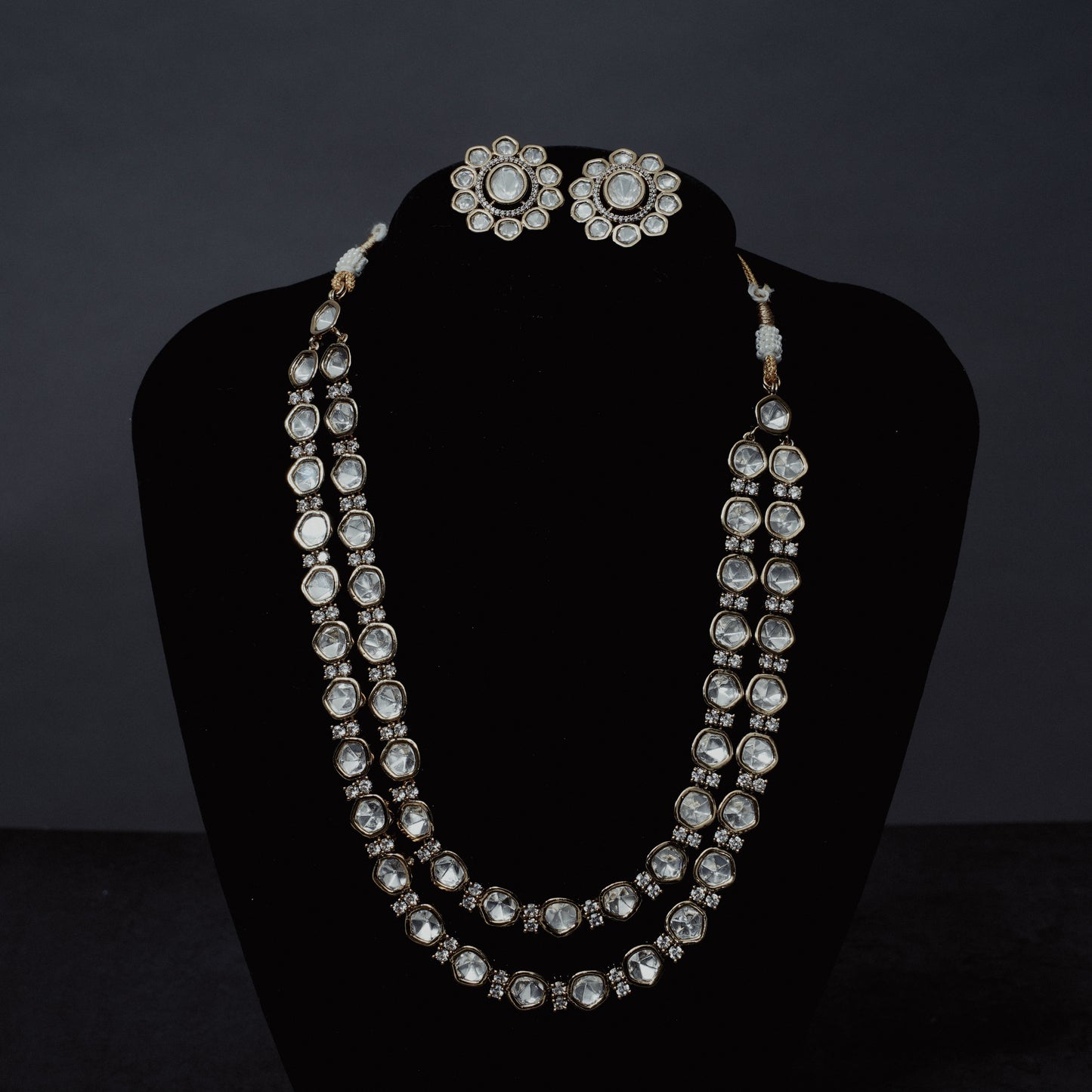 Modern Royalty: Contemporary Kundan Necklace Set