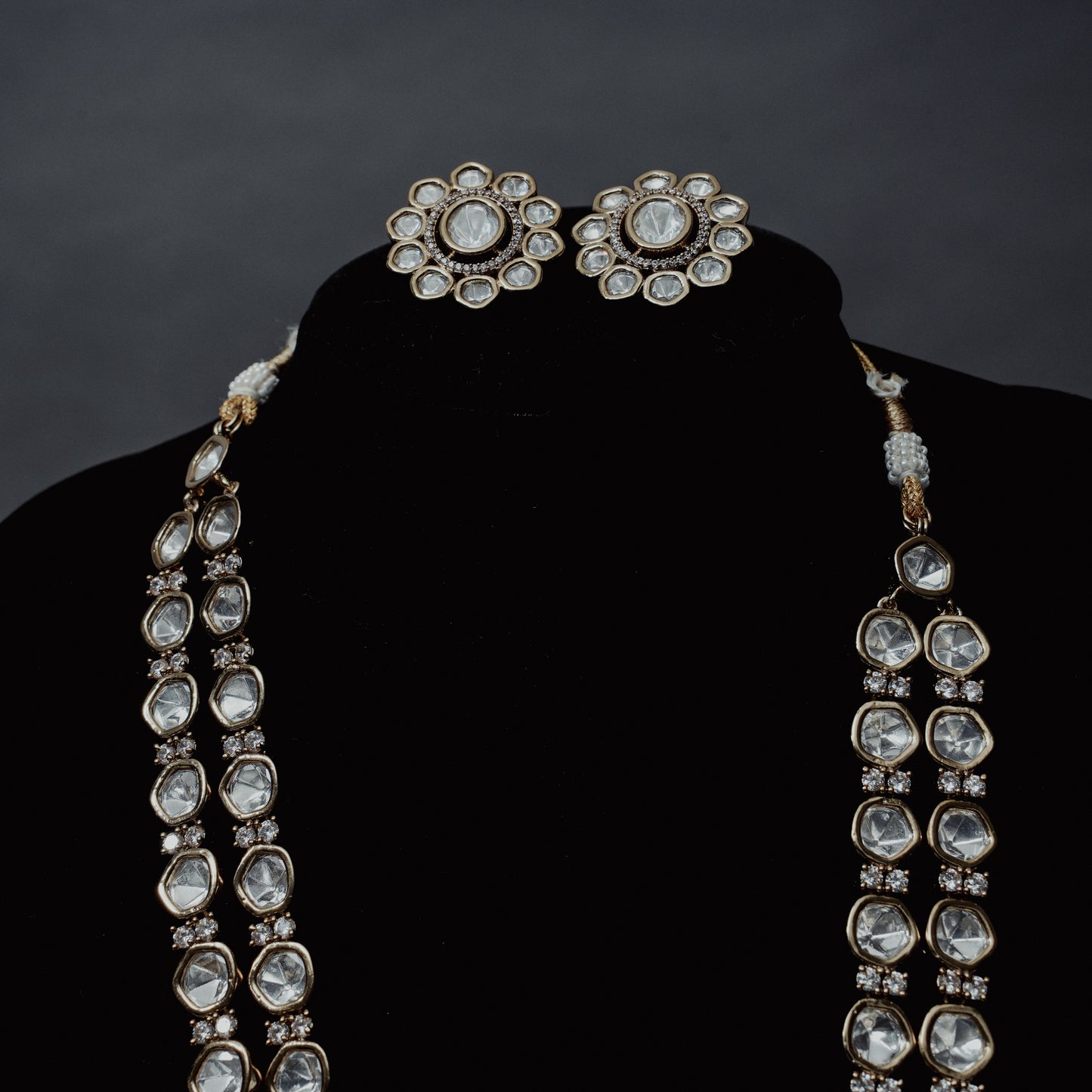 Modern Royalty: Contemporary Kundan Necklace Set