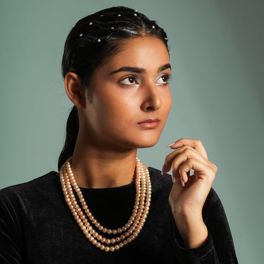 Elegant Multi-Strand Pearl Necklace